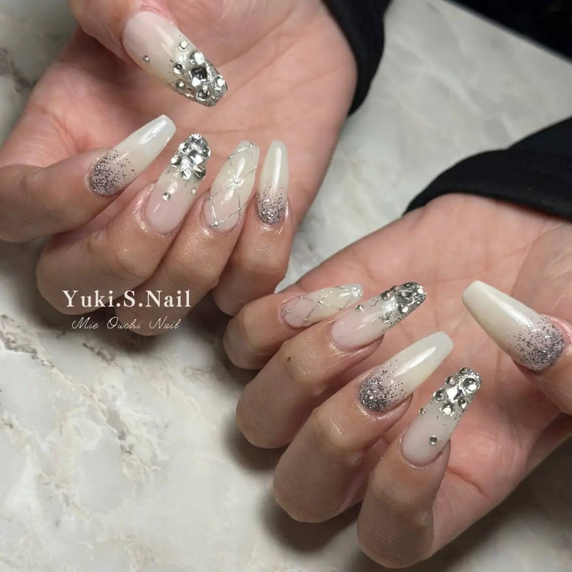 ロング ハンドネイル Yuki S.Nailのネイルデザイン