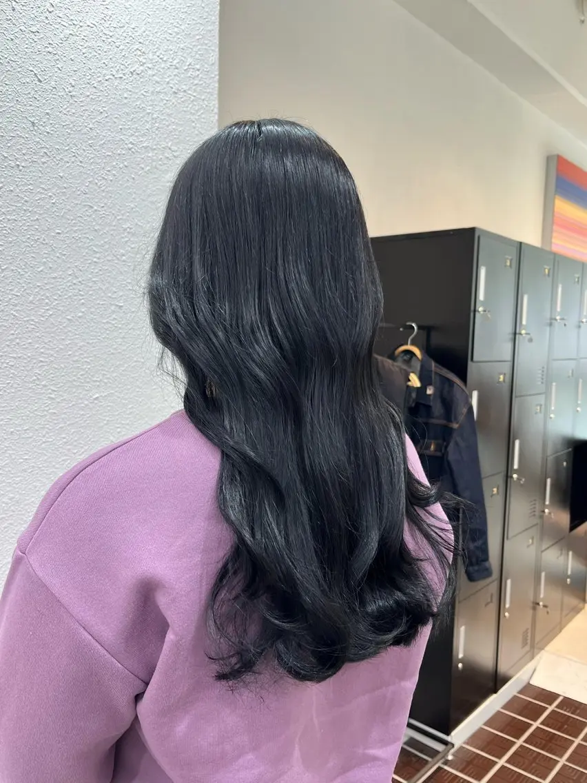 ロング ヘアカラー トリートメント 🫧透明感カラー🫧 大橋美優のヘアスタイル