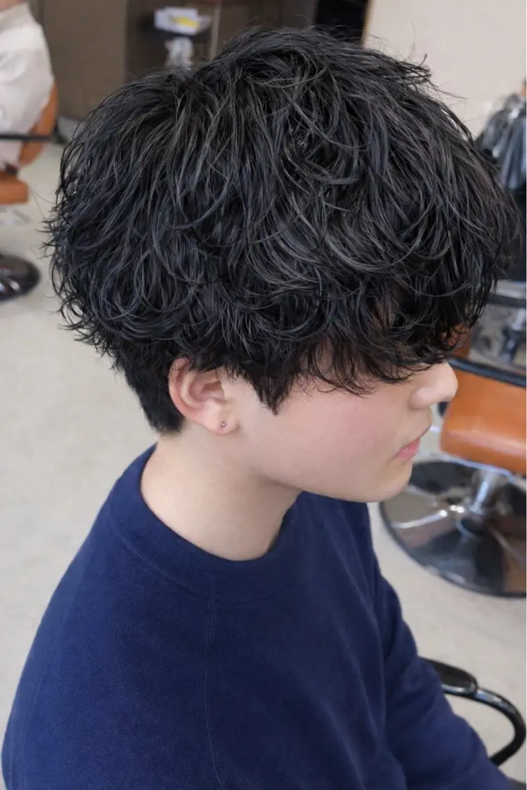 【新規限定】メンズカット+シャドウパーマ+トリートメントの写真