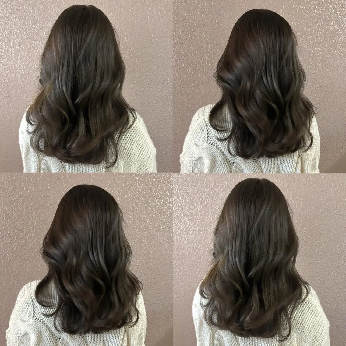 ミディアム カラー ブリーチ ブリーチなしカラー シアカラー×髪質改善 技術保証/浦前翼のヘアスタイル