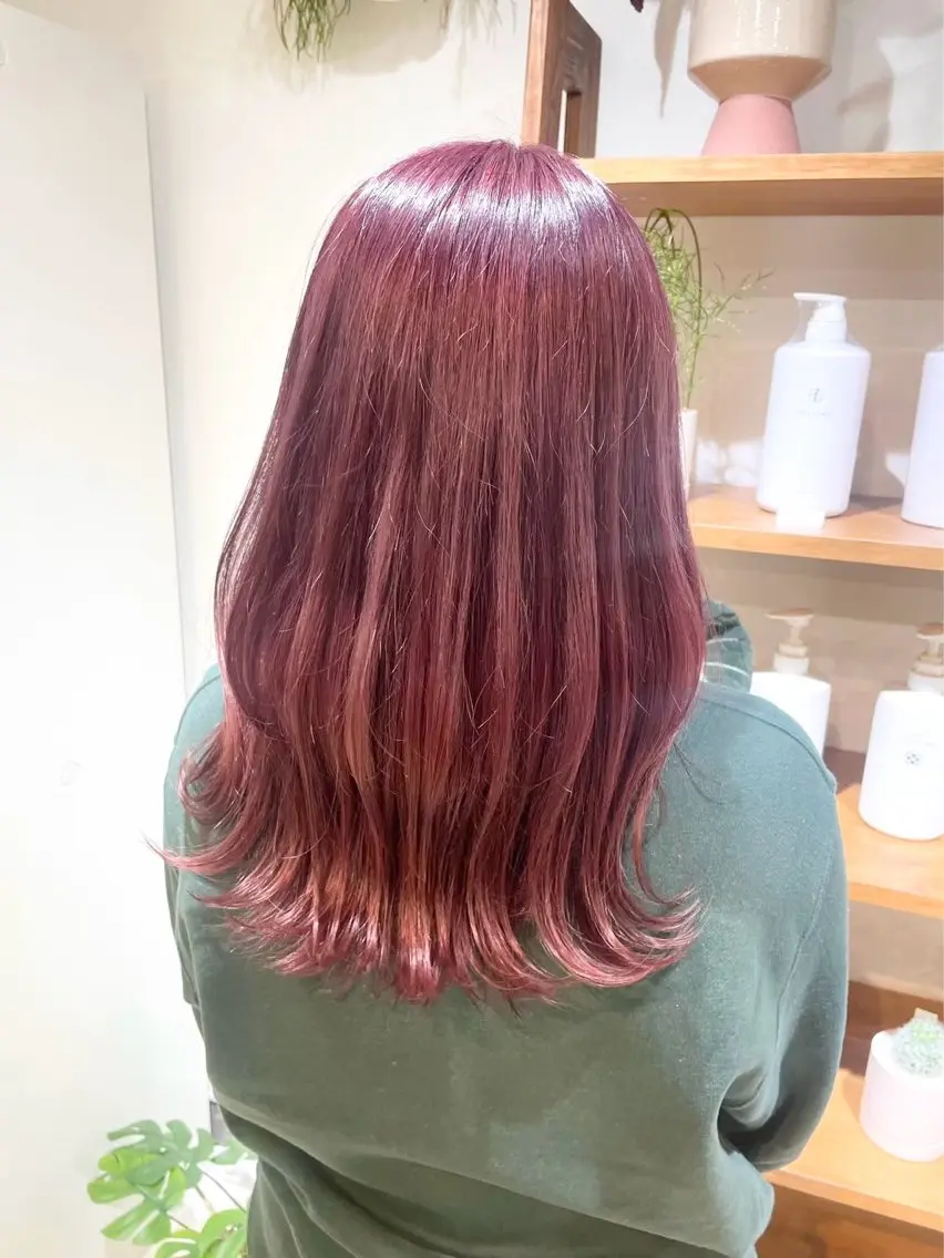 ロング カラー カット ヘアカラー amoretto _kokoroのヘアスタイル
