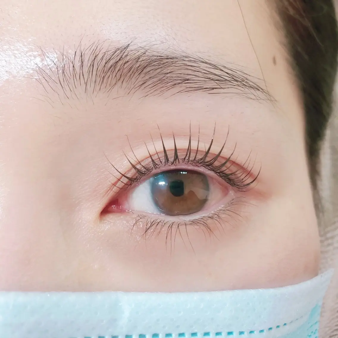 マスカラまつ毛パーマの写真