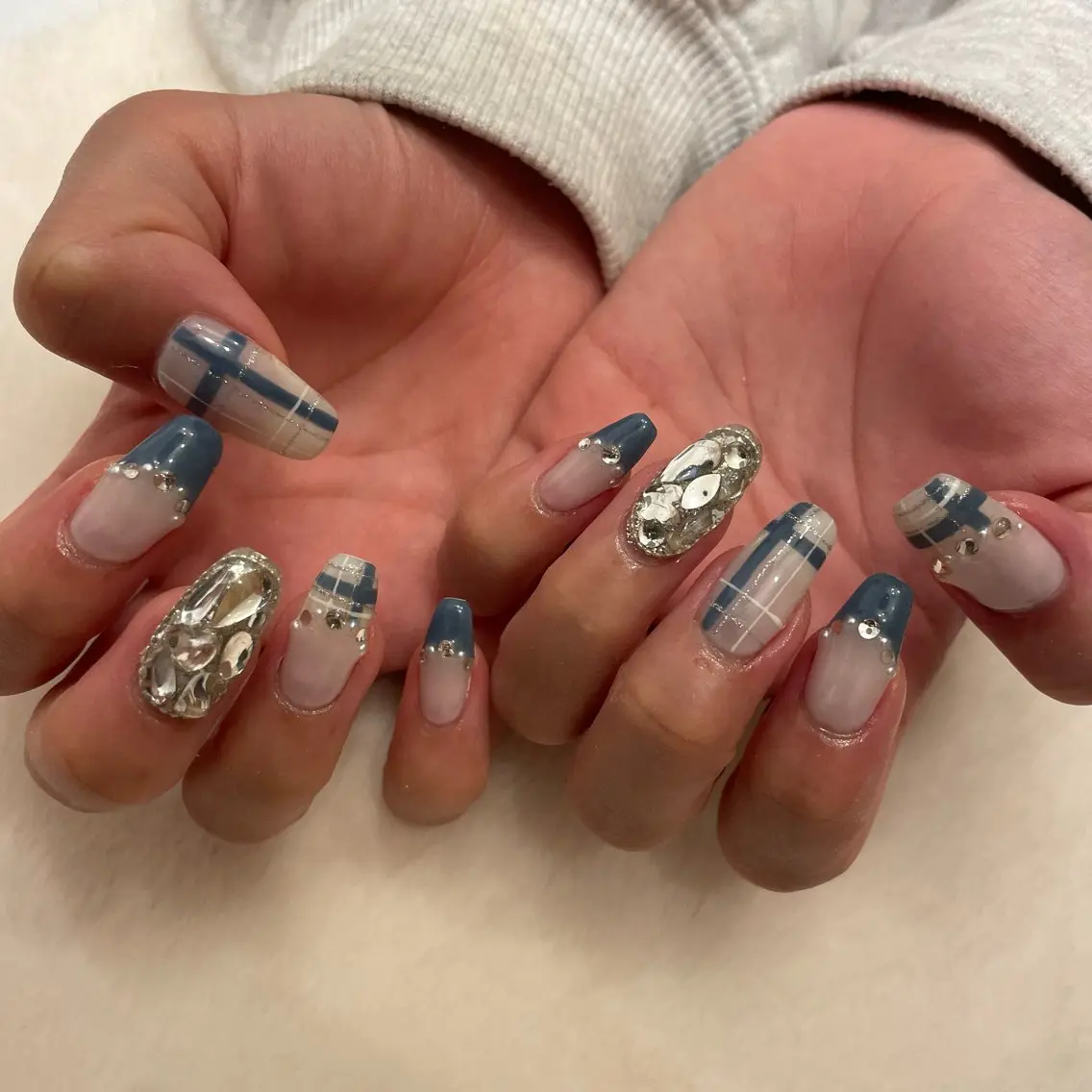 ネイル ハンドネイル Sea  nail by emaのネイルデザイン