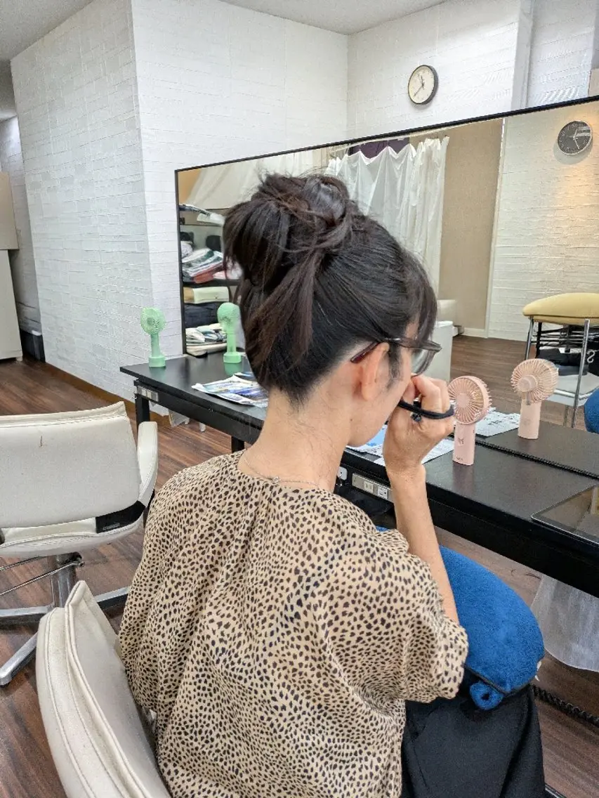 ヘアアレンジ 大人女性カット/ヘア セット✨️片本🌸のヘアスタイル