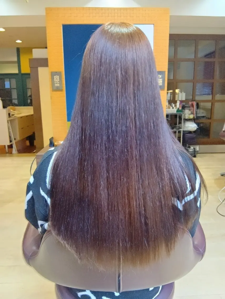 カラー ロング ベージュカラー ブリーチ ブラウンカラー ダブルカラー グレージュ カット ヘアカラー トリートメント 小林暢🌟Orque 髪質改善サロン🌙のヘアスタイル