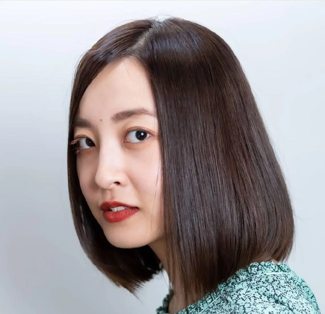 ミディアム 縮毛矯正 尾澤 尚希のヘアスタイル