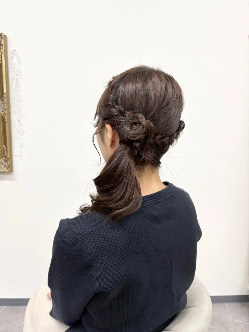 ヘアアレンジ ヘアセット ヘアサロン ミカヅキのヘアスタイル