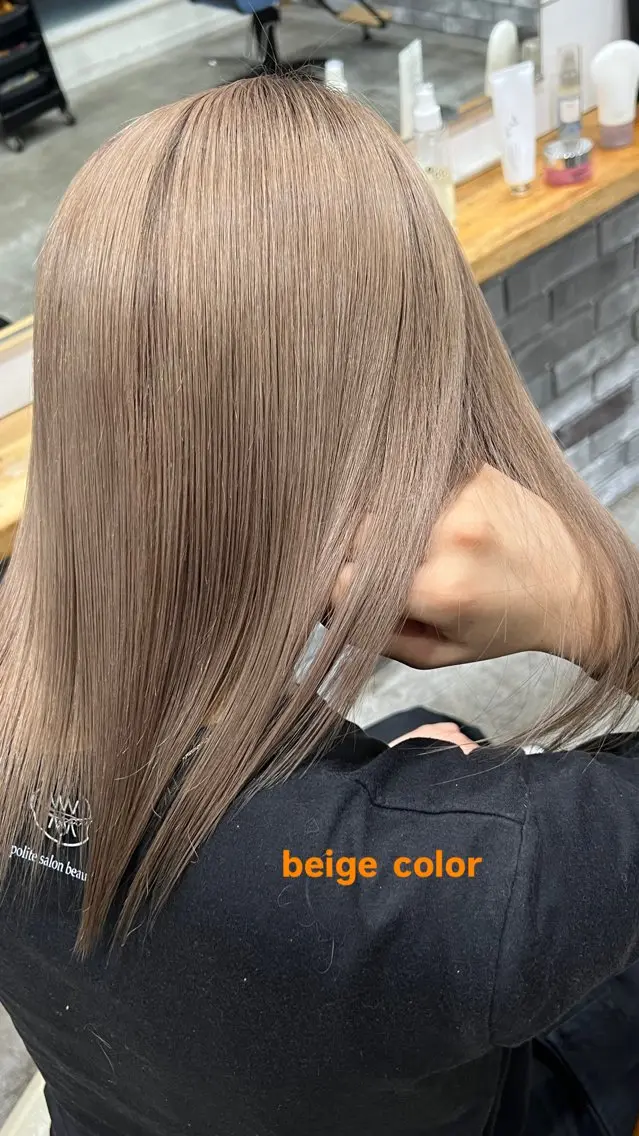 セミロング カラー 高橋 翼のヘアスタイル