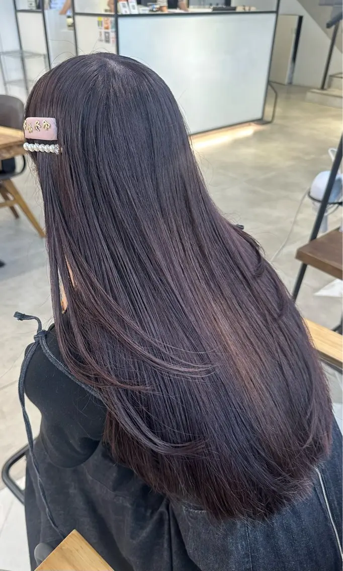 ロング カラー ヘアカラー 韓国ヘアメンズ・レデ ィース特化ミクのヘアスタイル