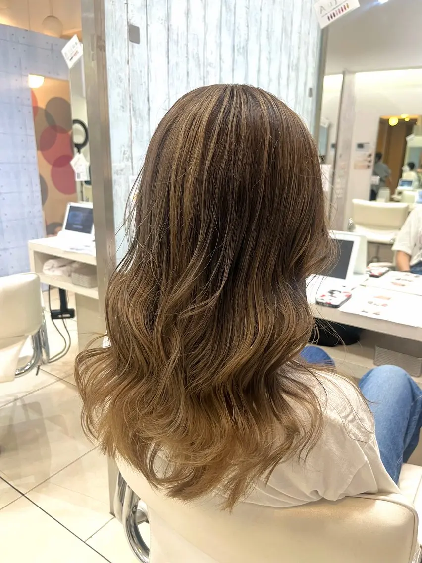 ロング カラー ベージュカラー ヘアカラー 🤎ベージュカラー/ 髪質改善/山岸🤎のヘアスタイル