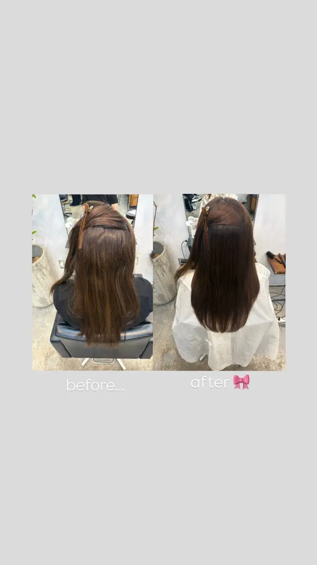 ロング 縮毛矯正 可愛いstyling おしえます♡🌸冬桜のヘアスタイル