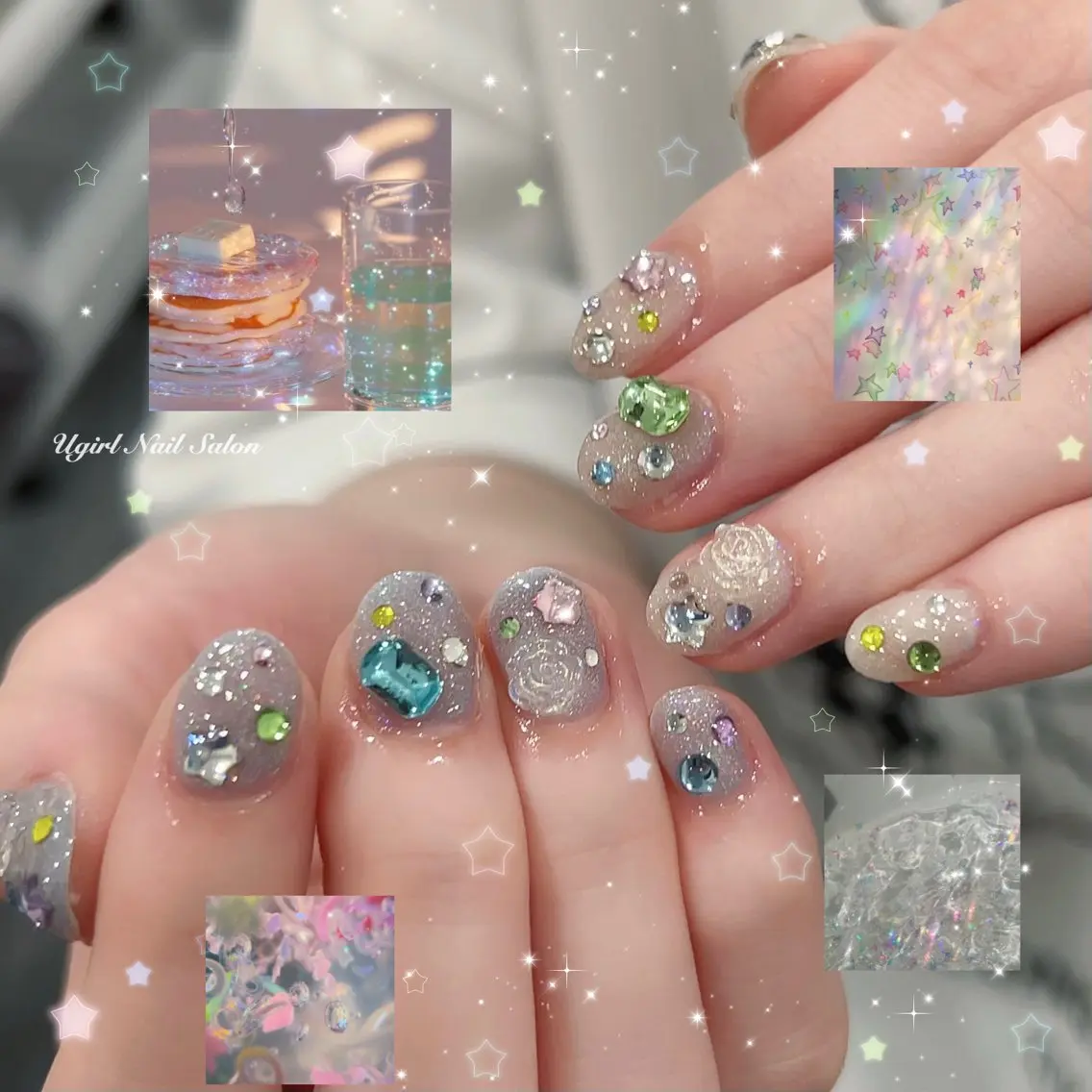 ネイル ハンドネイル 🪄mimi🎀 Midori🪽のネイルデザイン