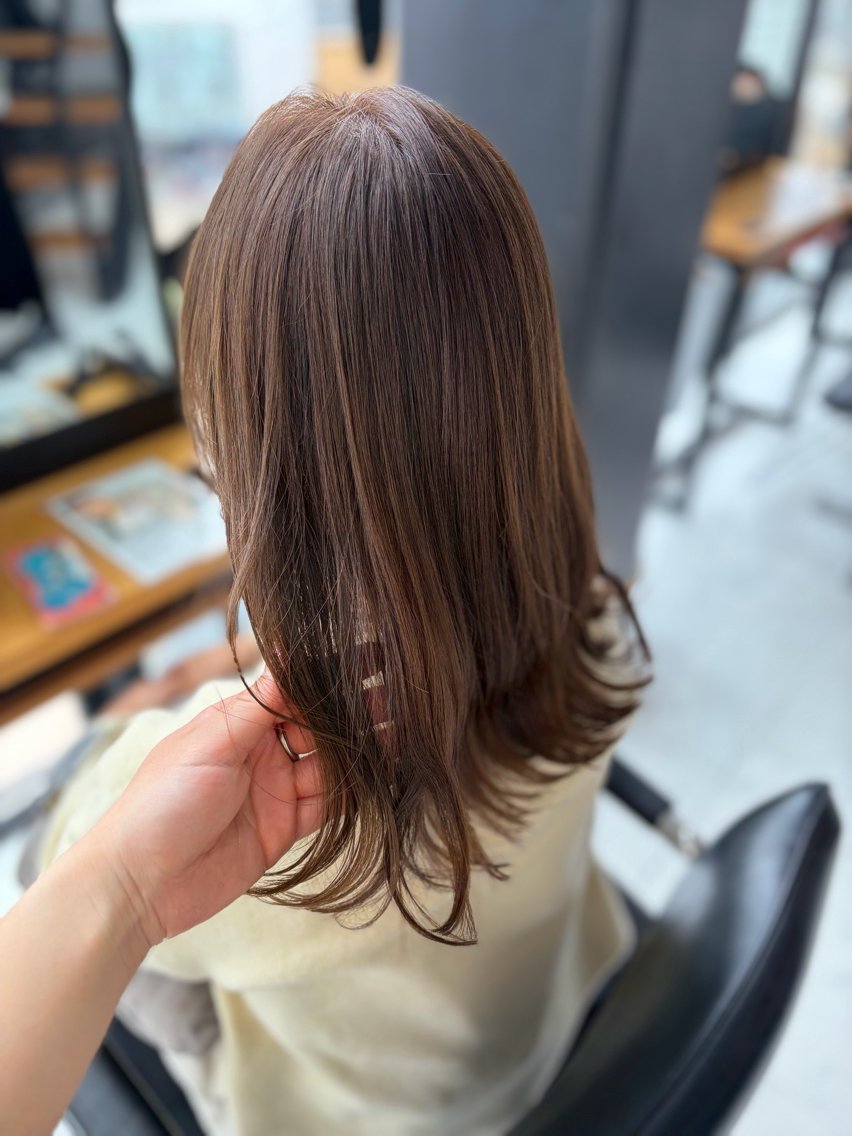 ミディアム 🍋髪質改善× 透明感カラー ジュリのヘアスタイル
