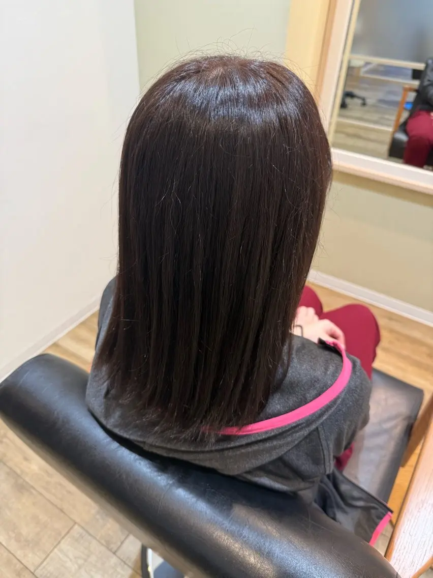 カラー アッシュ rocca糸島店 リサのヘアスタイル