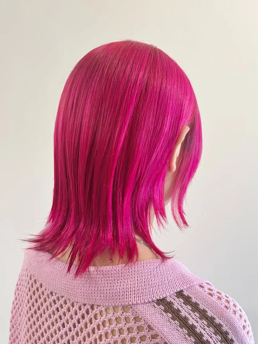 セミロング カラー 古川 琴美のヘアスタイル