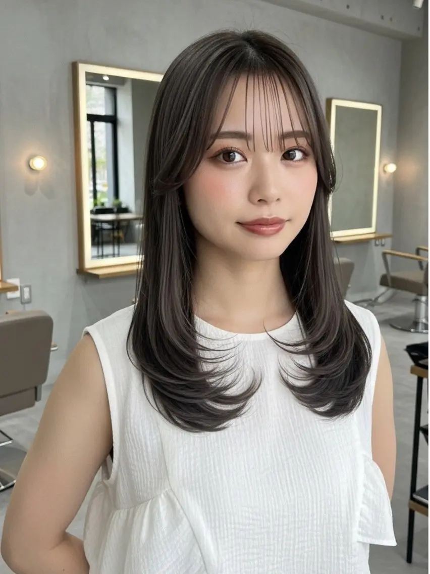 セミロング カット トリートメント 似合わせボブ✖️ 韓国レイヤー✨小関のヘアスタイル