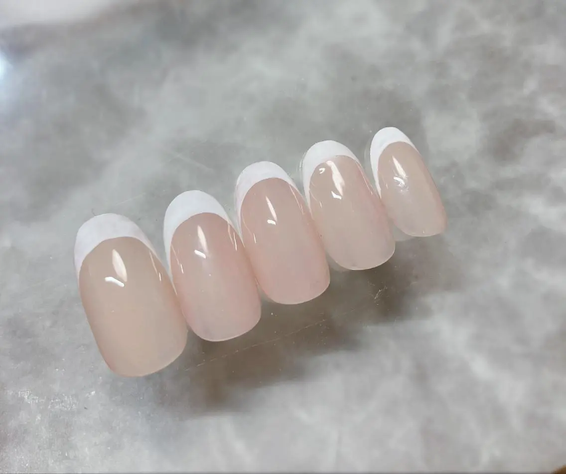 ネイル フレンチネイル ラメ(グリッター) ハンドネイル Mai Nail 本田舞のネイルデザイン