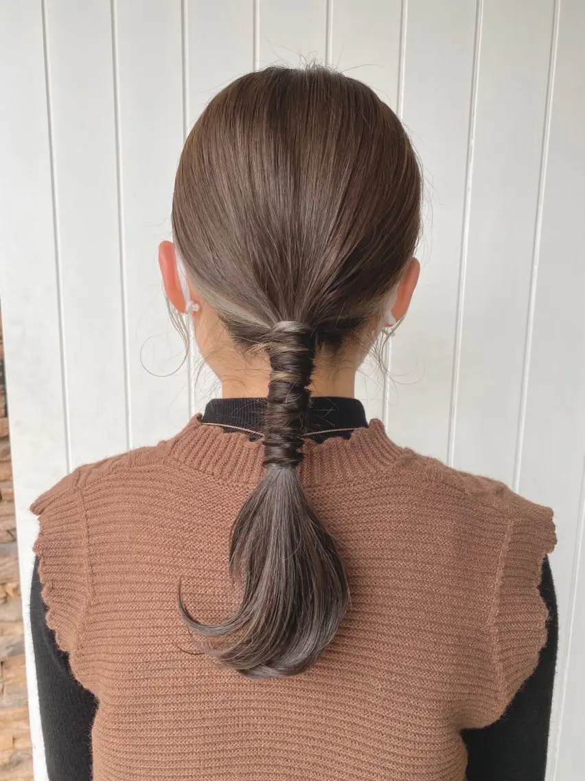 セミロング 境 希望のヘアスタイル