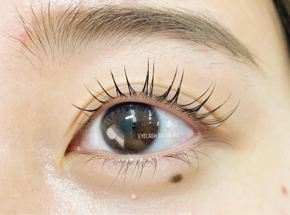 ロング パーマ マツエク・マツパ ケラチンラッシュリフト まつげパーマ マツパ Eyelash Arlのマツエク・マツパデザイン