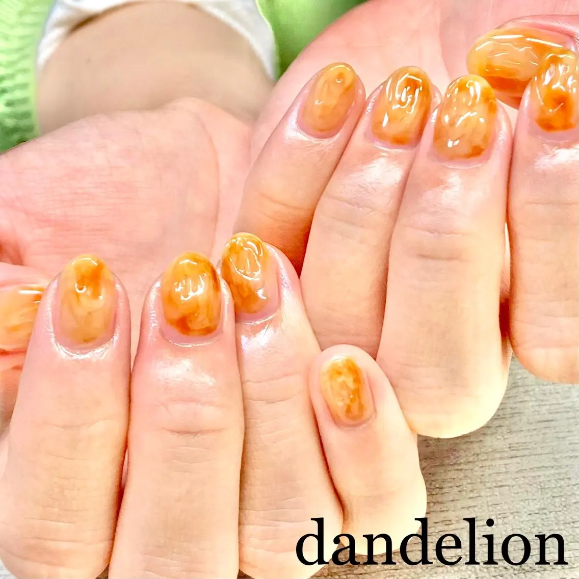 ネイル ハンドネイル ハンドケア dandelion ダンデライオンのネイルデザイン