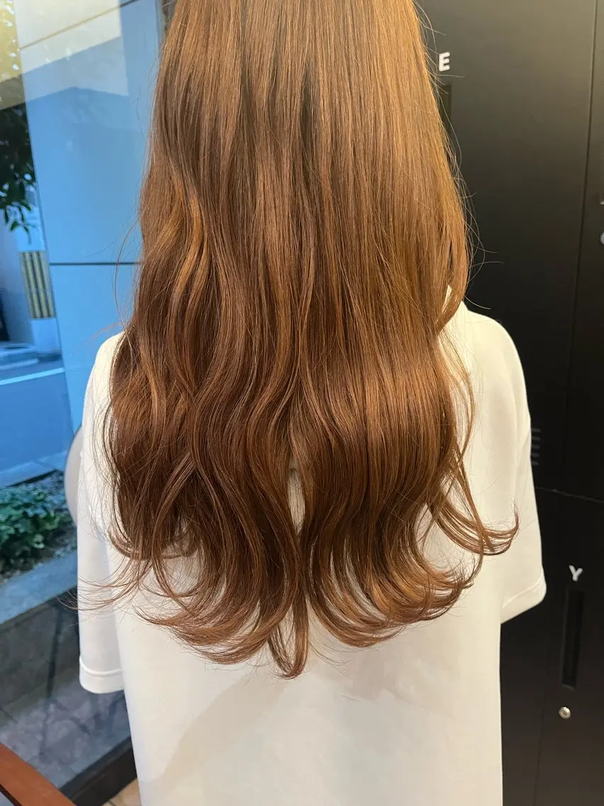 ロング ヘアカラー 坂谷 BUCKS/縮毛矯正のヘアスタイル