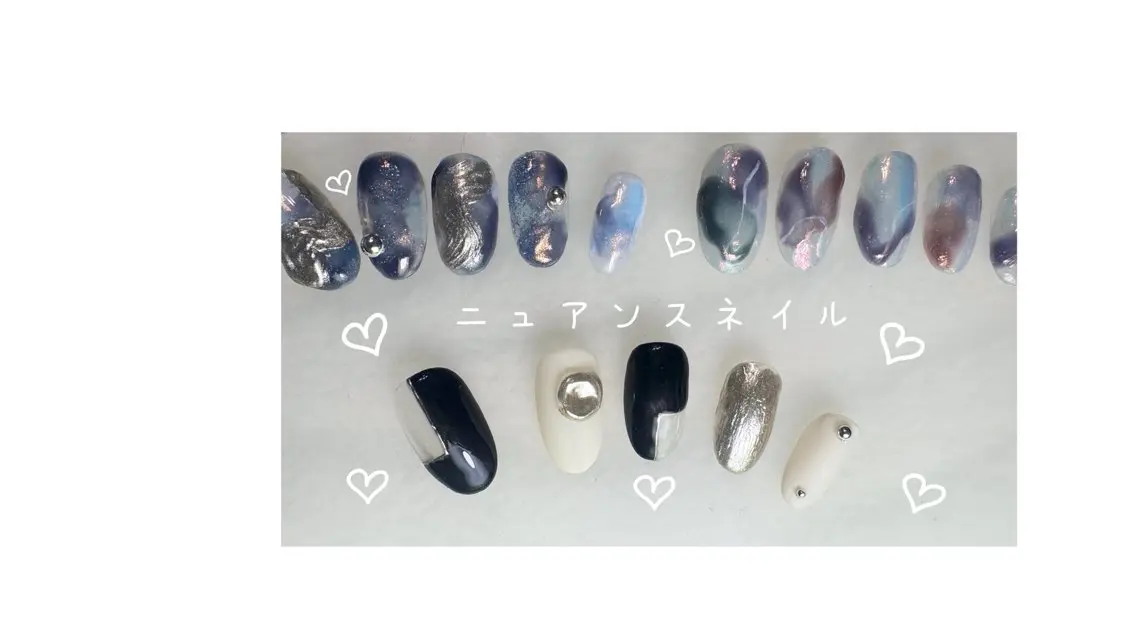 ネイル アートネイル ニュアンスネイル 東かがわ市 ｜大人可愛いネイルのネイルデザイン