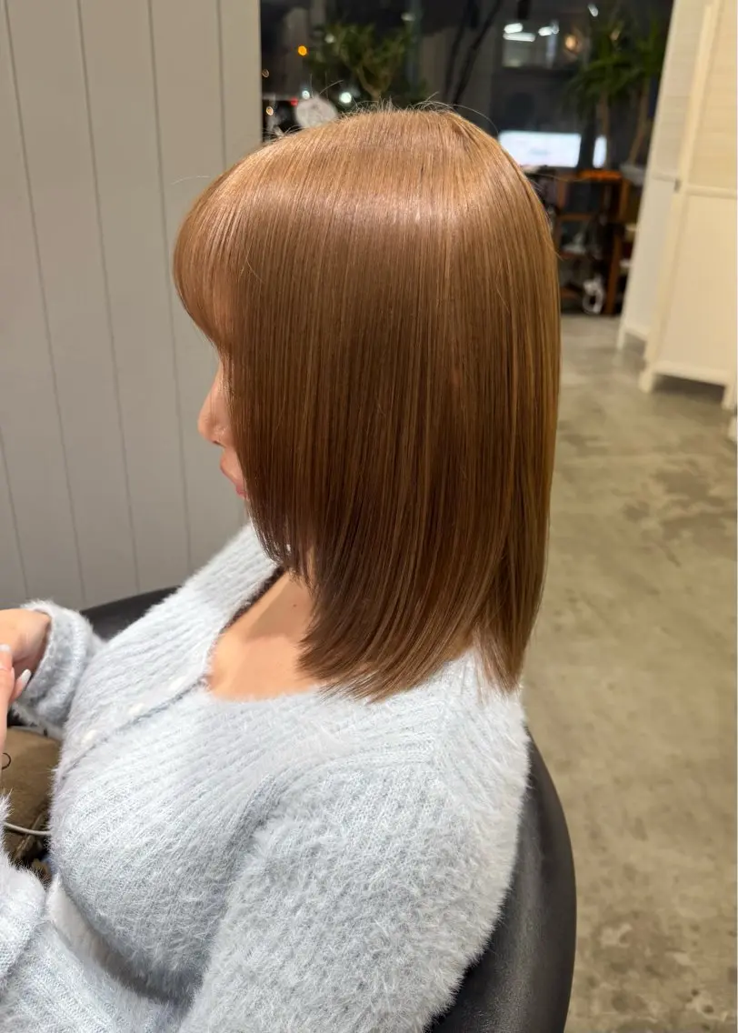 ミディアム カラー ヘアカラー ROSTAR セイゴのヘアスタイル