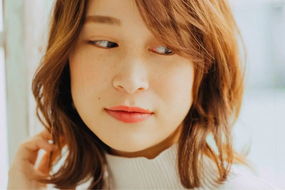 セミロング カラー パーマ ヘアアレンジ メンズ キッズ ネイル マツエク・マツパ メンズウルフカット アディクシーカラー 透明感カラー ボブ ウルフカット 藤井 仁紀のヘアスタイル