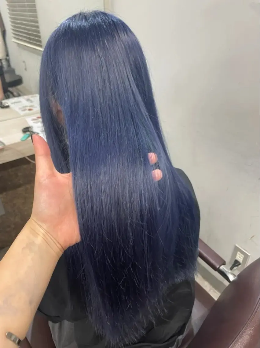 ロング カラー カット ヘアカラー トリートメント 多系統似合わせ/ tsuburaのヘアスタイル