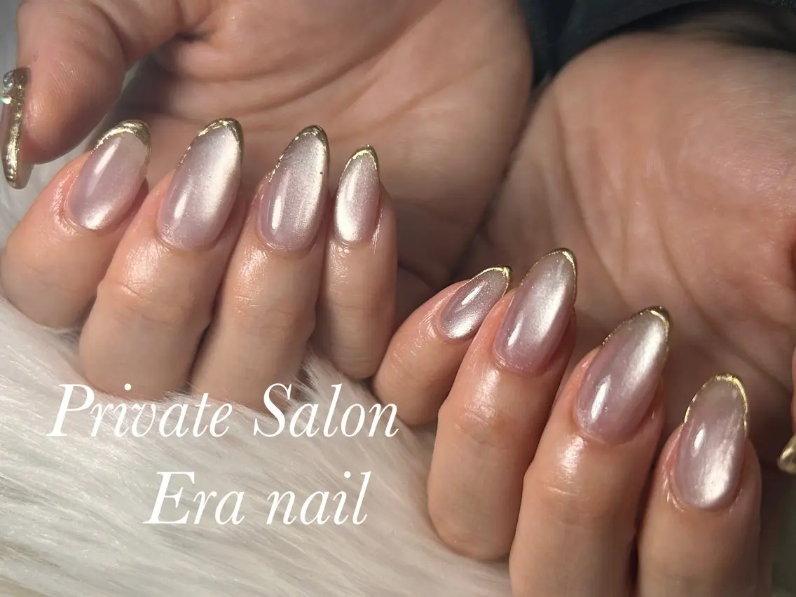 ネイル マグネットネイル ミラーネイル ハンドネイル Era nailのネイルデザイン