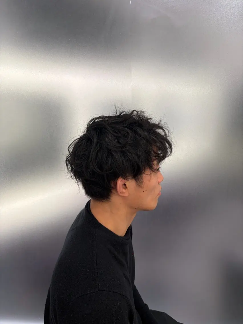 ショート パーマモデル募集堀本 夢来のヘアスタイル