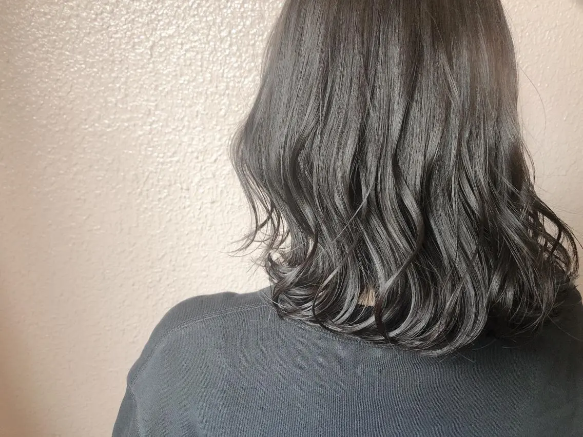 ミディアム カラー カット ヘアカラー トリートメント シアカラー×髪質改善 技術保証/浦前翼のヘアスタイル