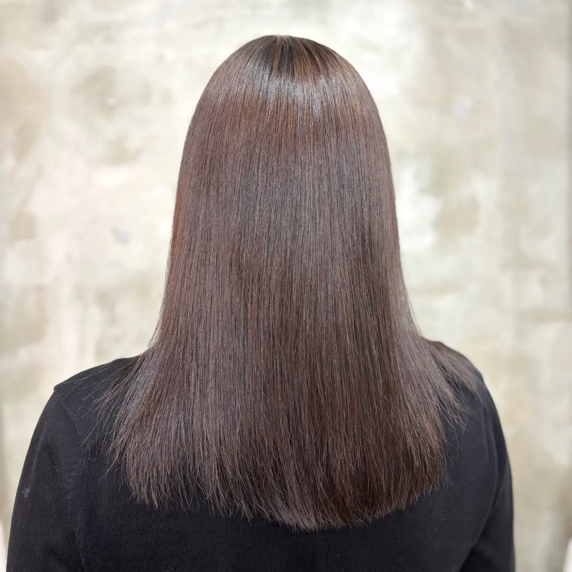 セミロング カラー ヘアカラー トリートメント 艶髪‎カラー🤍 RIKAのヘアスタイル