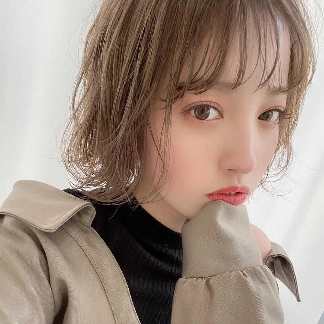 ミディアム Trip 大名🌟 ブリーチ/髪質改善のヘアスタイル