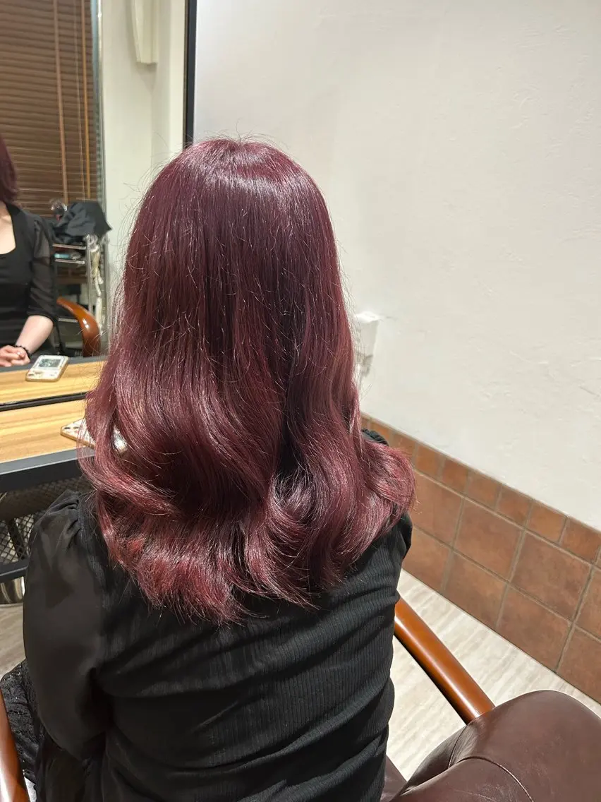 ミディアム ヘアカラー トリートメント ✨髪質改善カラー特化 ✨河本玲奈✨のヘアスタイル