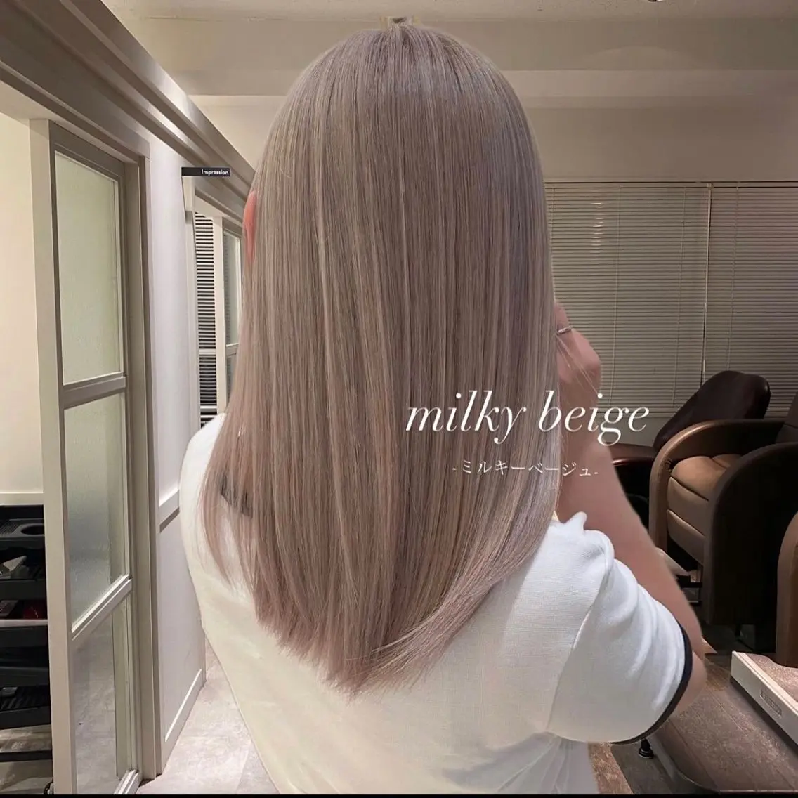 セミロング カット ヘアカラー トリートメント 🦋高屋敷陸🦋 レイヤー/ハイトーンのヘアスタイル
