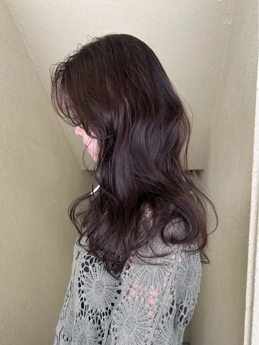 カラー ヘアカラー 🪺透明感カラー/ 暖色/カエデ🪺のヘアスタイル