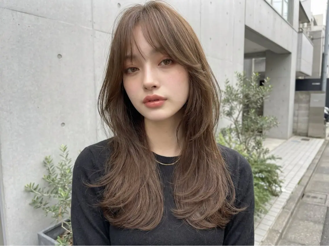 セミロング カラー カット ヘアカラー トリートメント Joule 大分のヘアスタイル