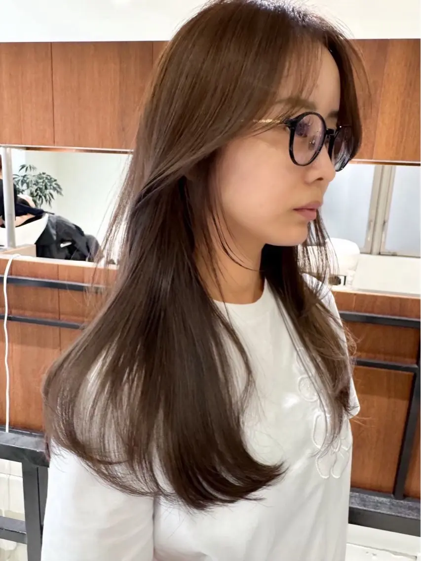 ロング 新保 啓介のヘアスタイル