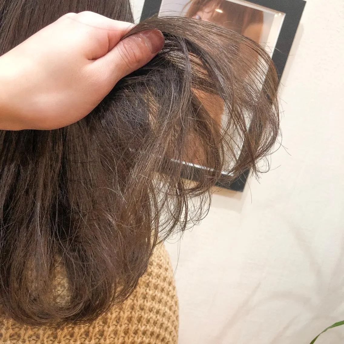 ミディアム カラー 横浜ブリーチムラ直し ハイトーン/ブリーチのヘアスタイル