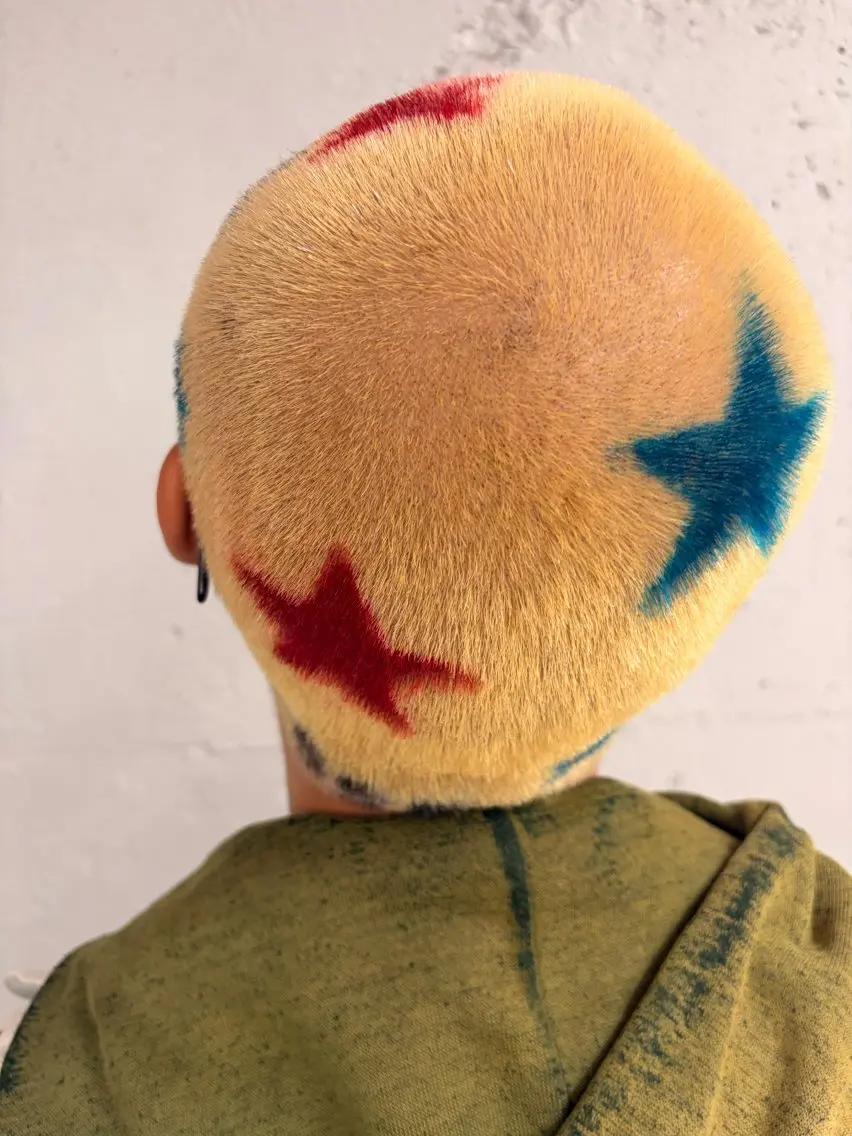 メンズ キッズ ヘアカラー 浅井 花音のヘアスタイル