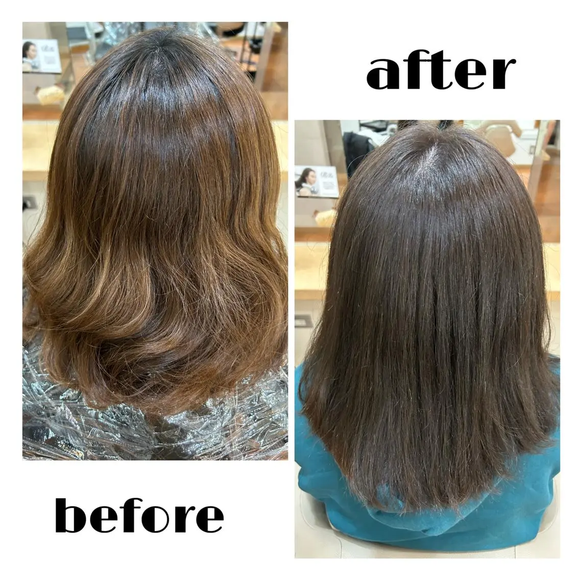 カラー 二宮 彩音のヘアスタイル