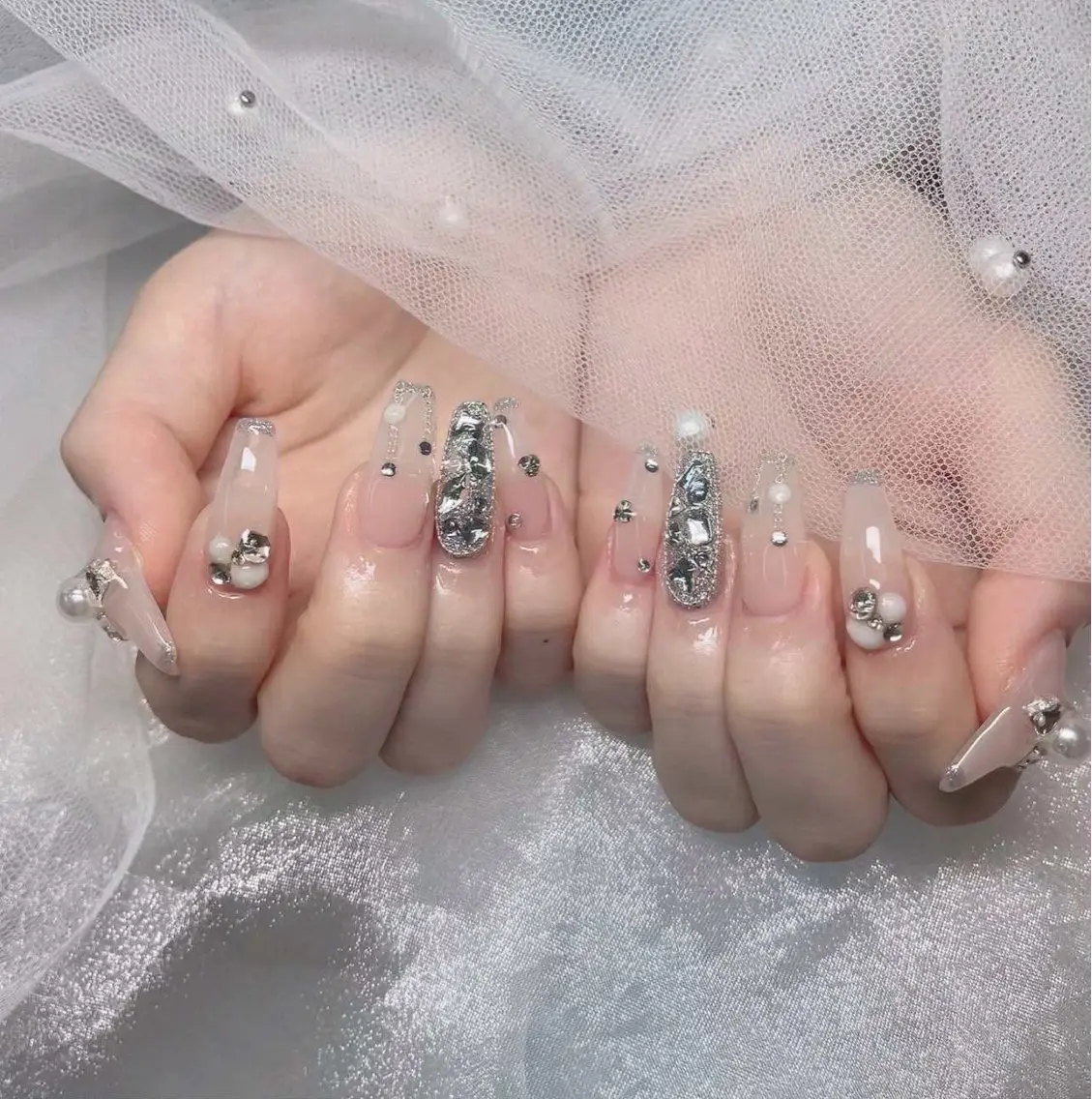 ネイル 韓国ネイル スカルプネイル ハンドネイル GOHOUBI Nail 心斎橋店のネイルデザイン