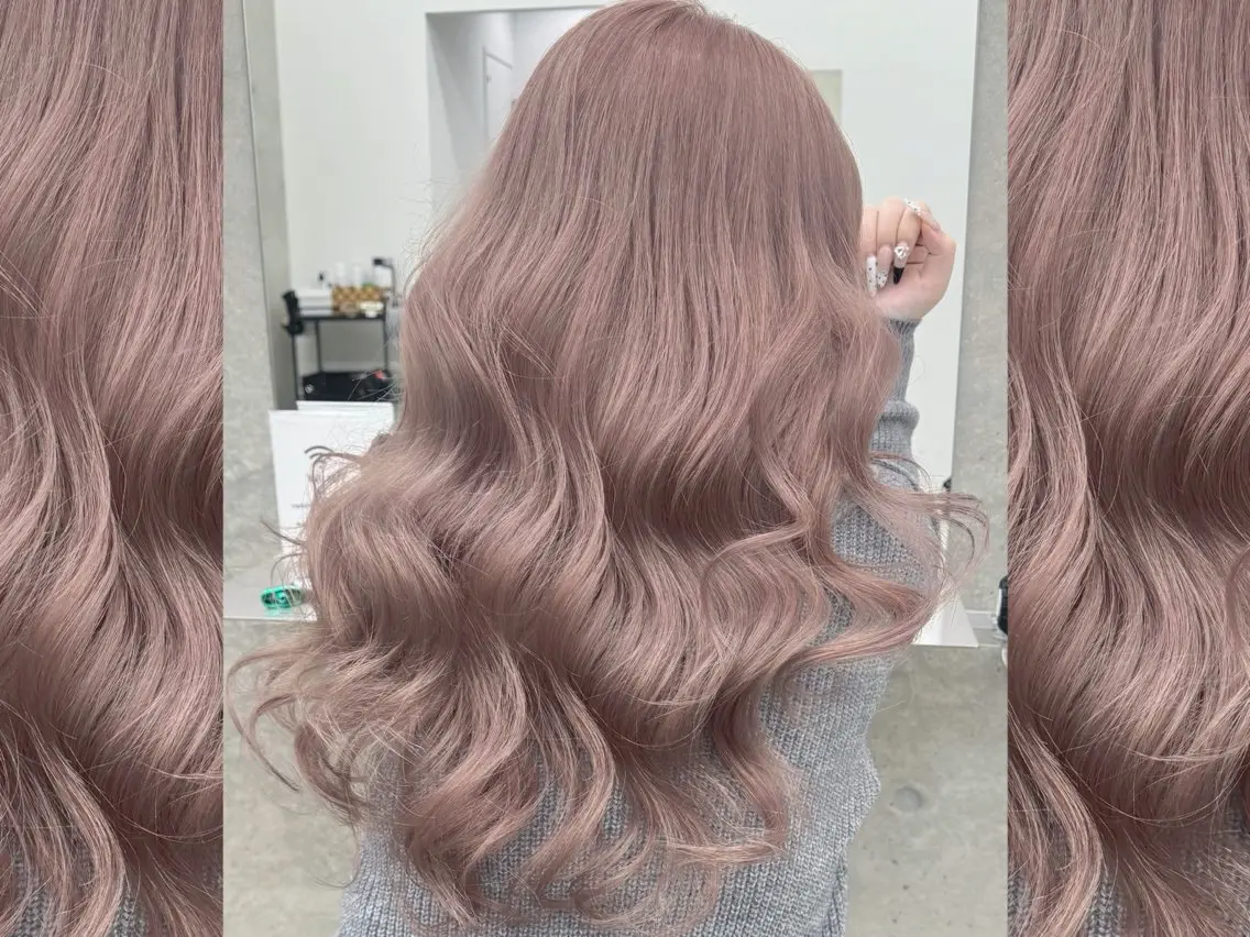 ロング ヘアカラー 齋藤 梨乃のヘアスタイル
