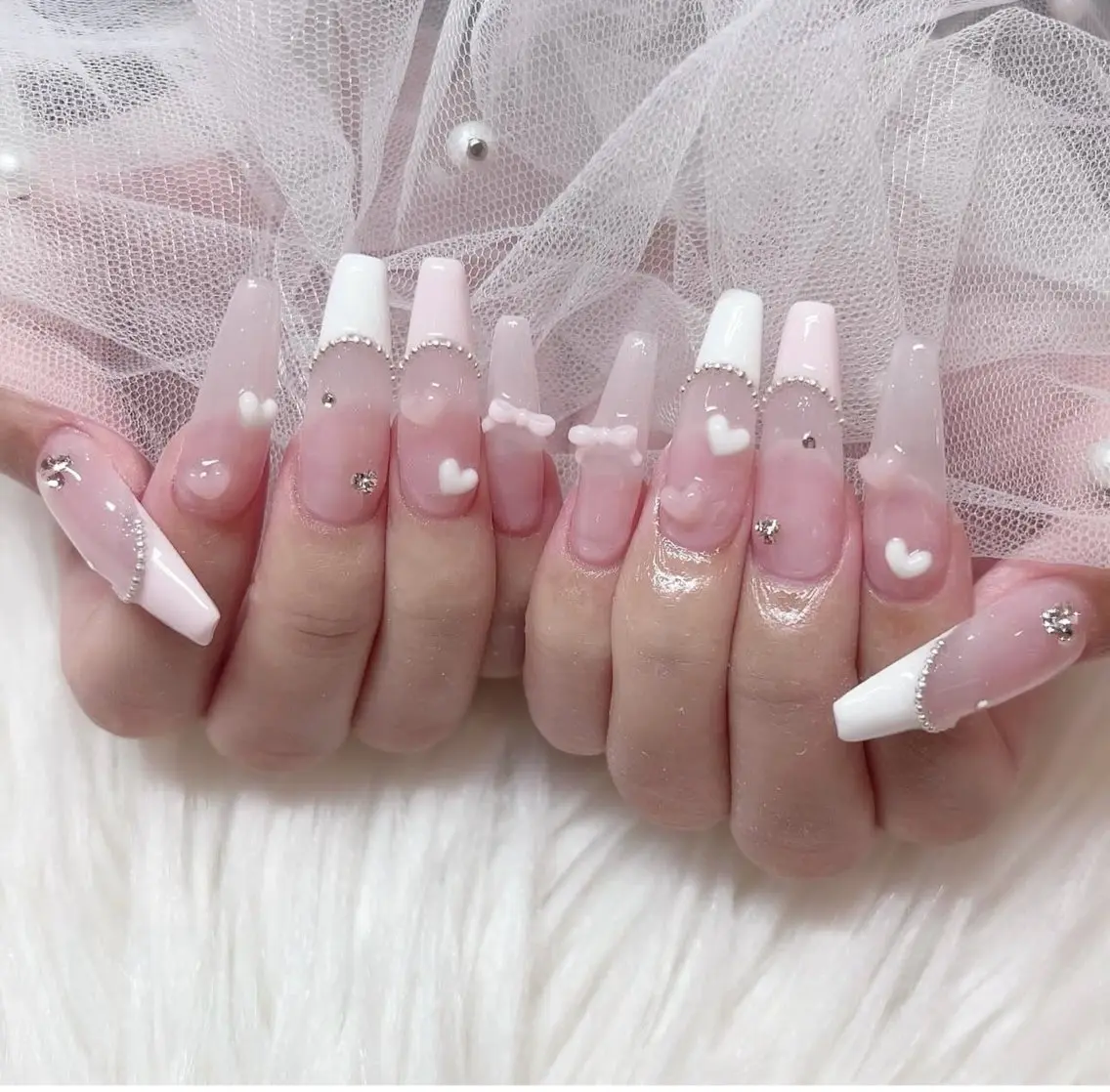 ネイル 韓国ネイル 持ち込み ニュアンスネイル ネイルチップ ハンドネイル TABI ANA.CHUOのネイルデザイン