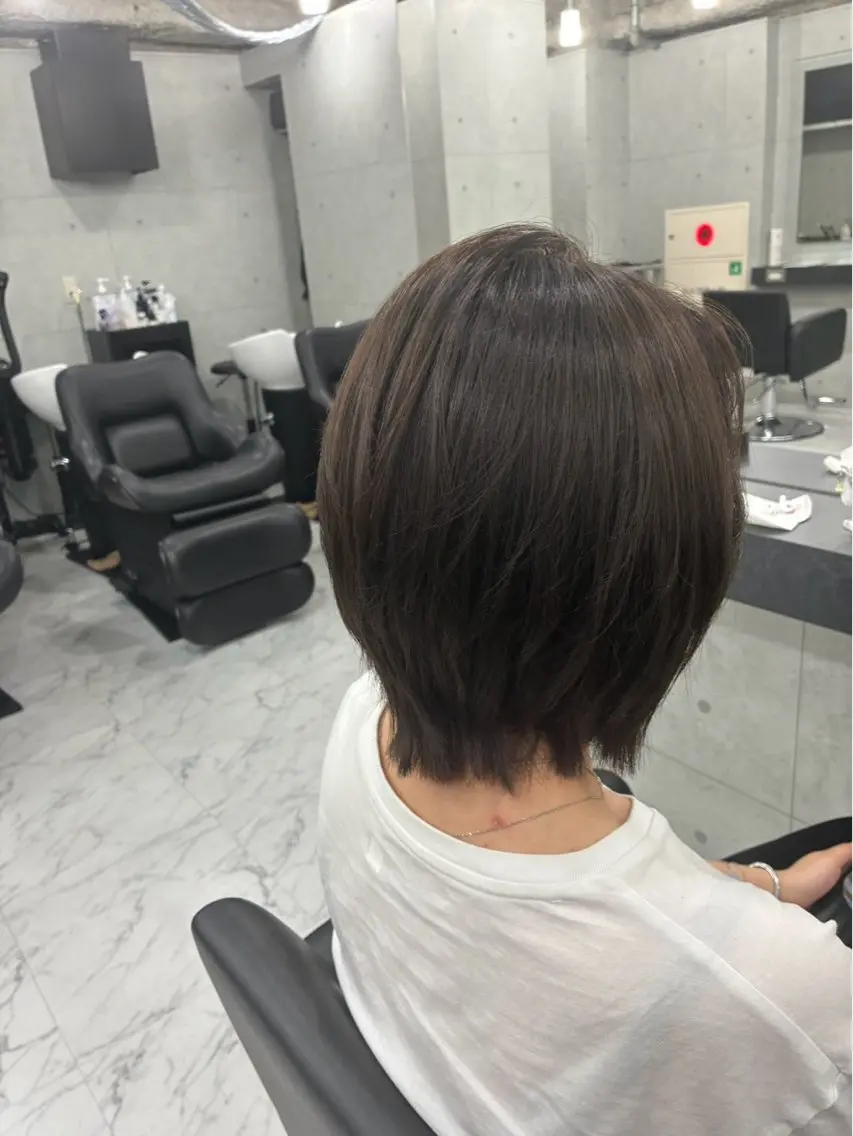 ショート カラー ショートボブ ボブ ショートヘア カット ヘアカラー トリートメント Endearing 🌟銀座のヘアスタイル