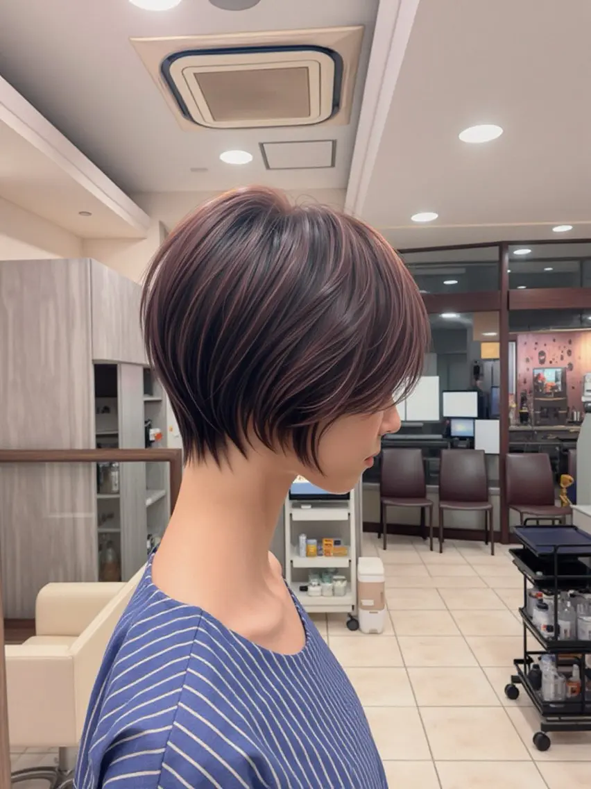 ショート カット ヘアカラー トリートメント ✨髪質改善・縮毛矯正 専門美容室マーベルのヘアスタイル