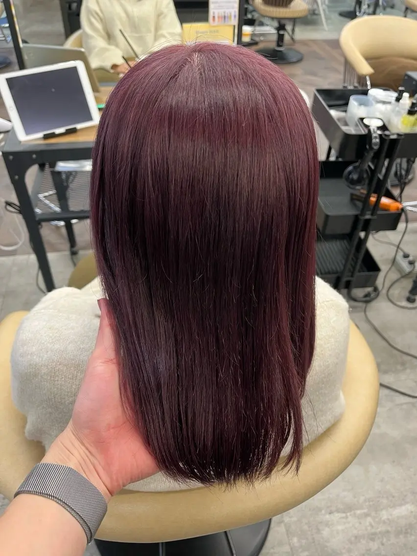 似合わせレイヤー🌟 巻ける縮毛矯正みつきのヘアスタイル