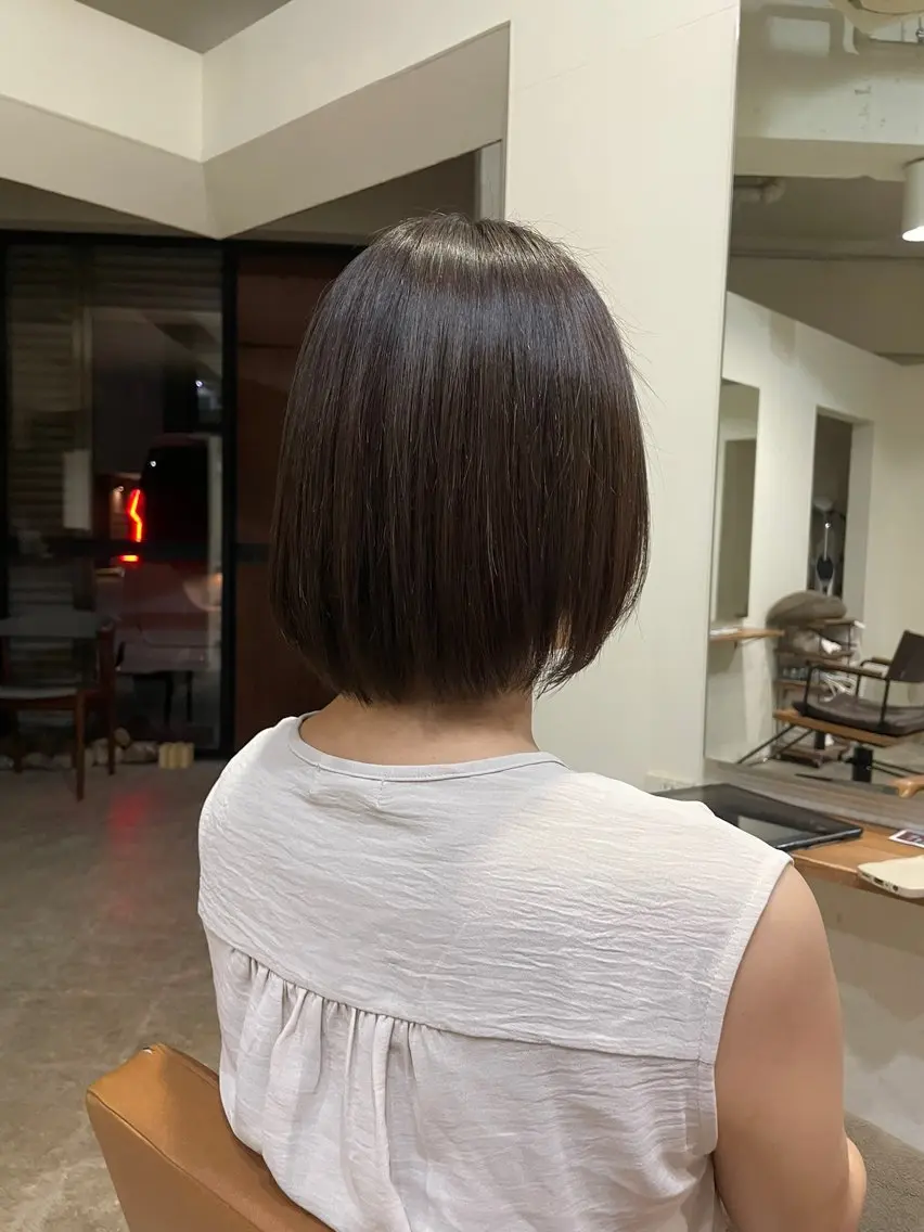 カット＋ワンカラーの写真