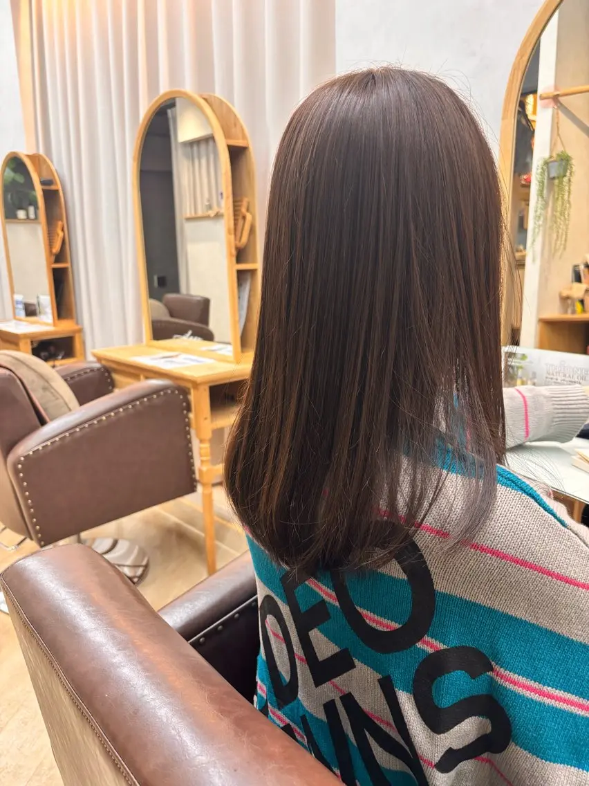 カラー ヘアカラー 高橋 唯のヘアスタイル